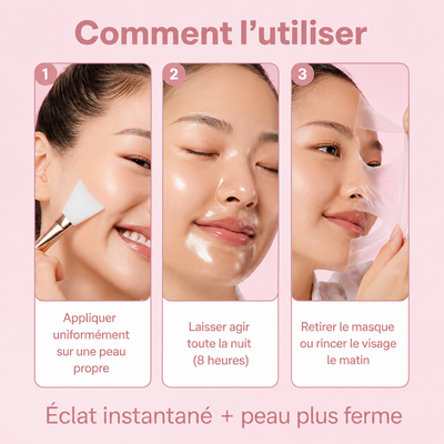 Masque de nuit enveloppant au collagène