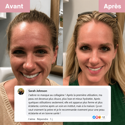 Masque de nuit enveloppant au collagène